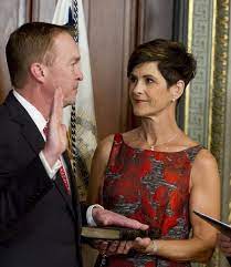 Mick Mulvaney with his wife