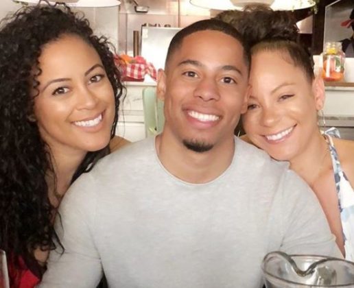 Aja Metoyer pictured alongwith her sister Melissa Metoyer and brother Derek Metoyer
