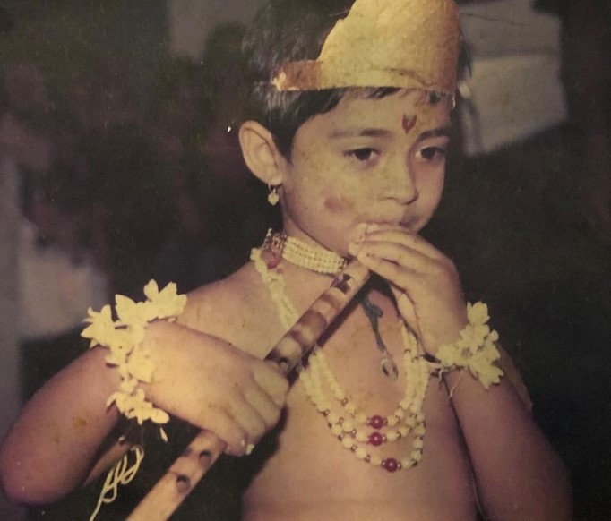 Akshitha Bopaiahs childhood picture