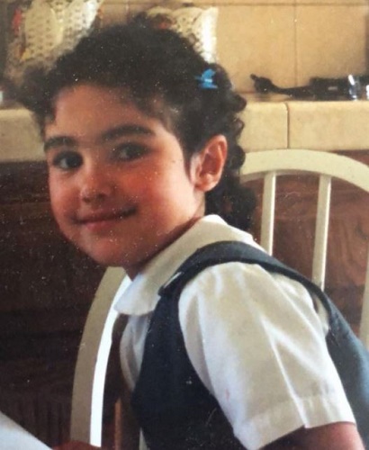 Alexa Mansour when she was a little girl