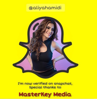 Aliya Hamidi is also active on Snapchat