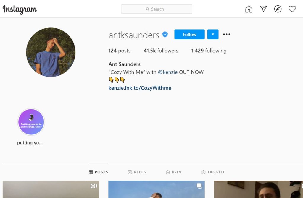 Ant Saunders Instagram account 1024x670 1