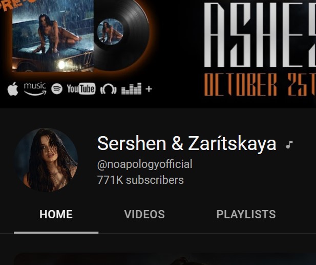 Daria Zaritskaya and Sershens YouTube channel