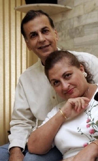 Dilber Arora and her spouse Vijay Arora
