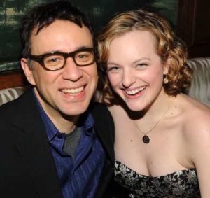 Elisabeth Moss with her ex husband Fred