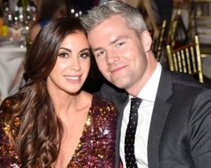 Emilia Bechrakis with her husband Ryan Serhant an American real estate broker and bestselling author