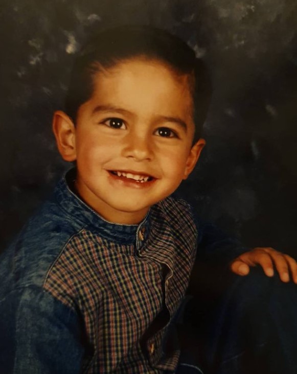 Enrique Arrizons childhood pic
