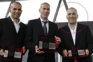 Farid Zidane with his brothers