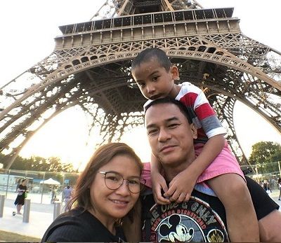 Ivy Vicencio and her husband Gardo Versoza Filipino actor share a son named Deity Uziel