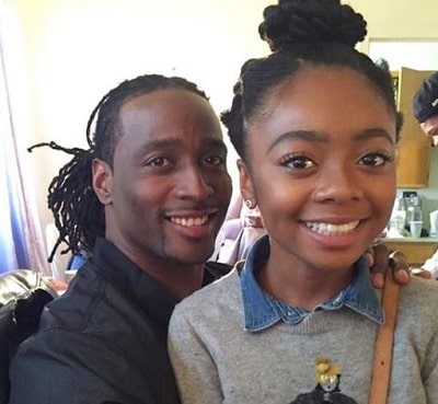 Jacob Jackson pictured with his daughter Skai Jackson