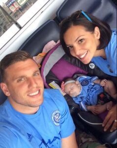 Jazzy Distefano with her spouse Chris Distefano and kids Delilah Distefano and Violette Luna Distefano