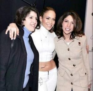Jennifer Lopez with her Sisters