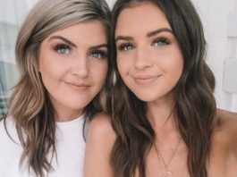 Jess Conte with her sister Sarah Bauer