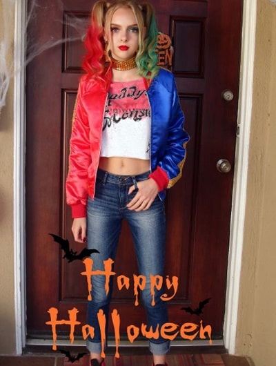 Jessica Belkin in a Halloween costume