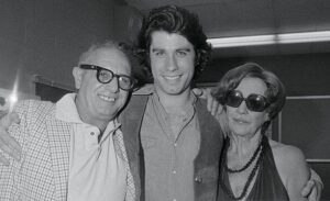 John Travolta with his parents