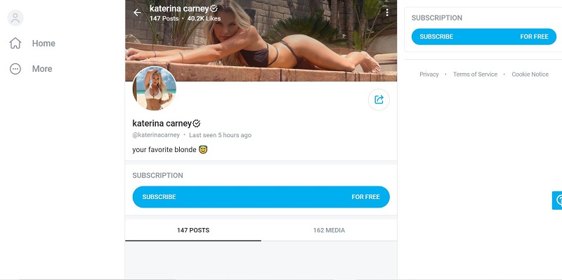 Katerina Carney Onlyfans account