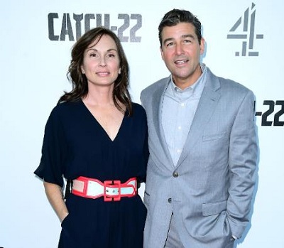 Kathryn Chandler in sharing a ppicture with Kyle Chandler as a gymnast