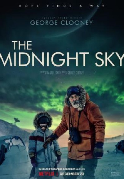 Kathryn Chandlers husband Kyle Chandler in the poster of The Midnight Sky