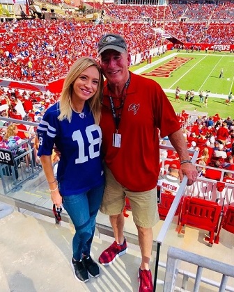 Kayleigh McEnany with her father Michael McEnany