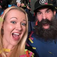 Luke Harper with his wife