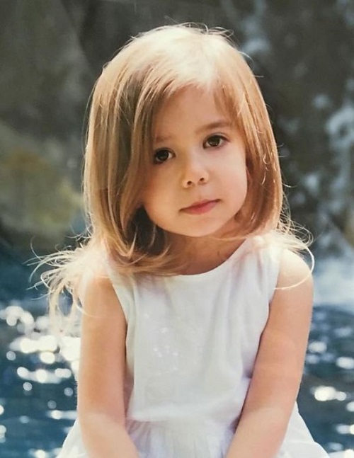 Lulu Lambros when she was four year old kid