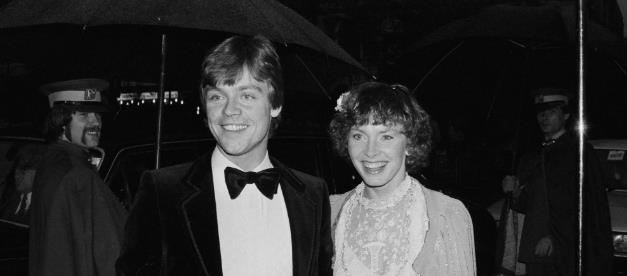 Marilou Yorks with his husband Mark Hamill in producing a comic book