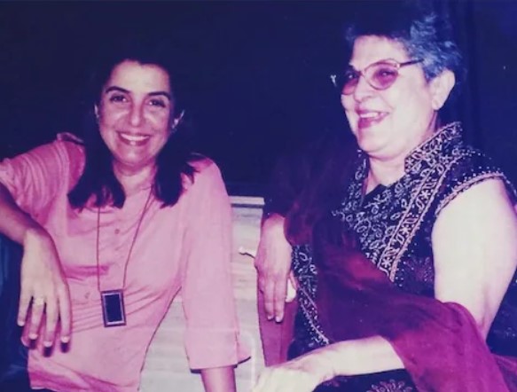 Menaka Irani and her daughter Farah Khan