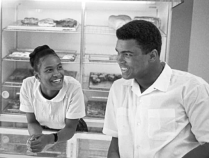 Muhammad Ali with his 2nd wife Belinda Boyd
