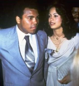Muhammad Ali with his 3rd wife Veronica Porsche Ali