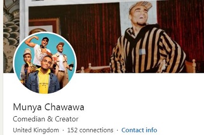 Munya Chawawas LinkedIn profile