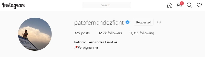 Patricio Fernandez started his career on the internet by posting his trip pictures on Instagram