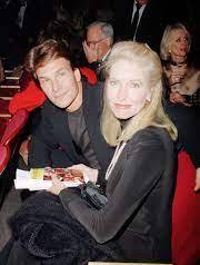 Patrick Swayze with his wife