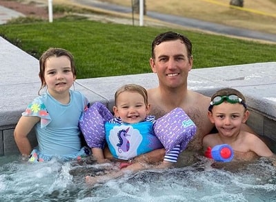 Rachel Todds partner Brendon Todd and their kids