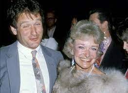 Robin Williams with his mother