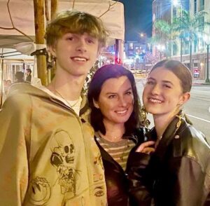 Rush Holland Butler got clicked with his mother Nicole Butler and sister Brooke Butler