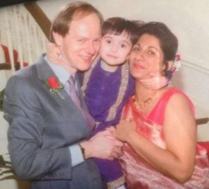 Safiya Nygaard with her Parents