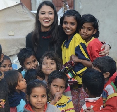 Saloni Mittal gets involved in social works