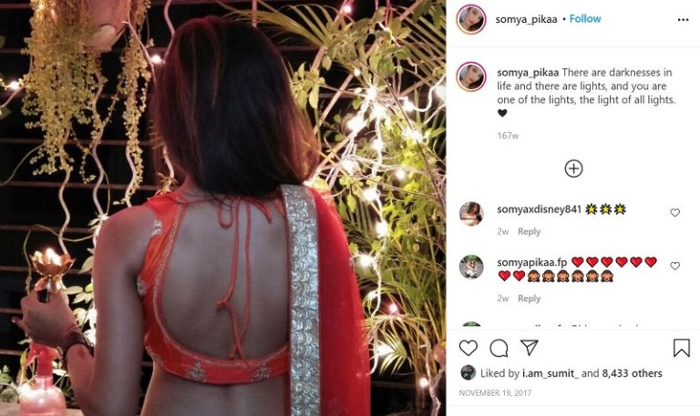 Somya Daundkar Instagram debut account