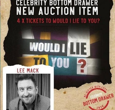 Tara McKillops husband Lee Mack in organizing an auction for the show Would I lie to you