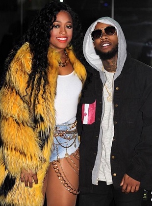 Tory Lanez with his ex girlfriend Trina