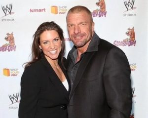 Triple H with his wife Stephanie