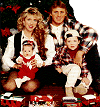 owen hart with his wife and childrens